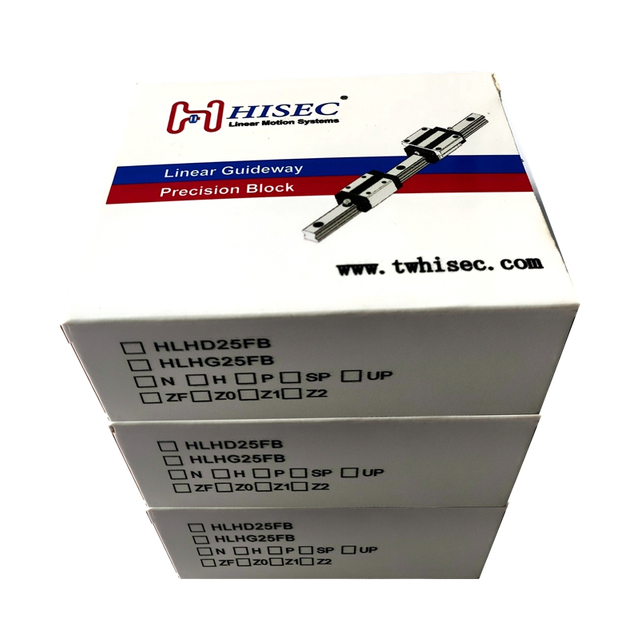 Hisec Original CNC Linear Guide Rail Bearing Linear Guideways Slider Precision Block