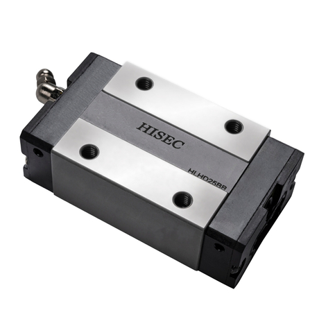 Hisec Original CNC Linear Guide Rail Bearing Linear Guideways Slider Precision Block 4